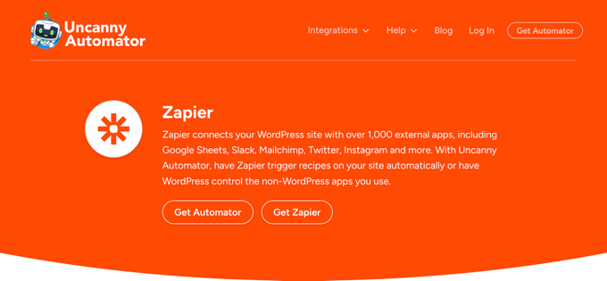 Integrarea Uncanny Automator cu Zapier Uncanny Automator Integration With Zapier