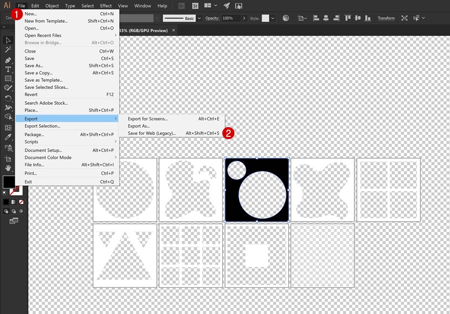 оверлеи фигурных изображений