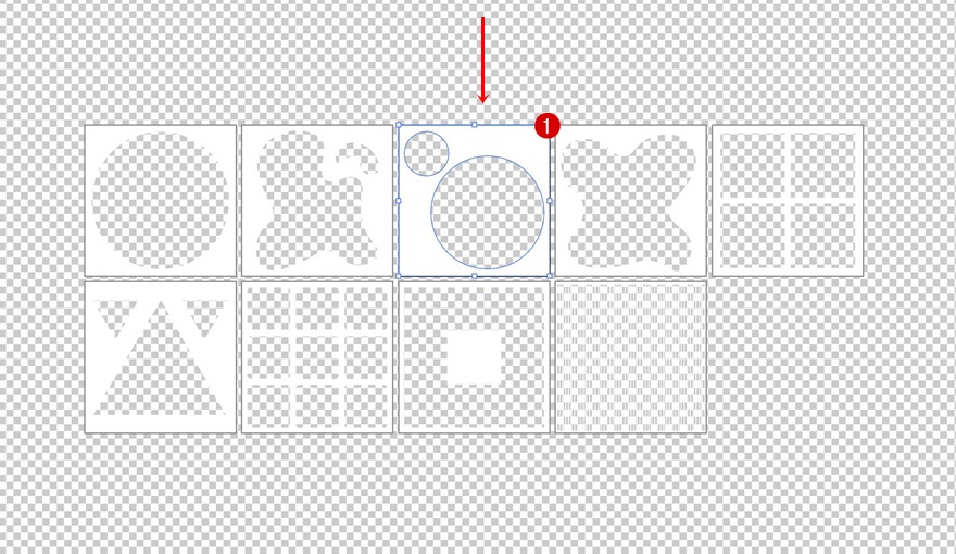оверлеи фигурных изображений