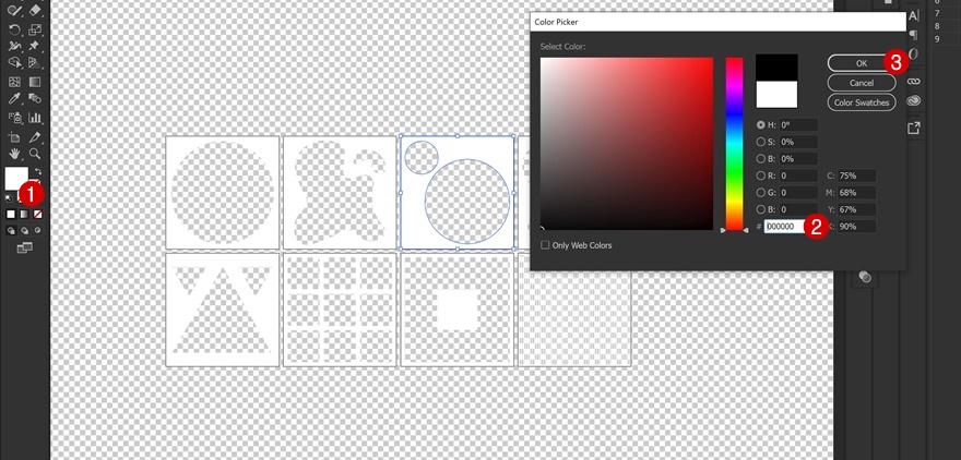 оверлеи фигурных изображений