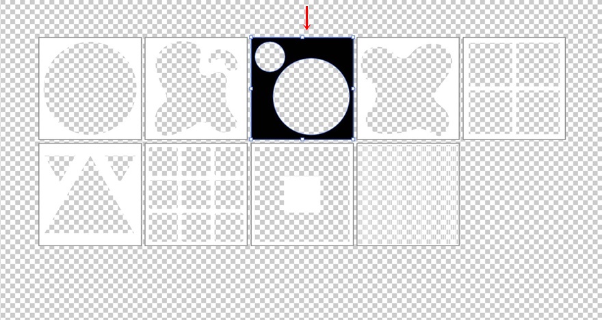 оверлеи фигурных изображений