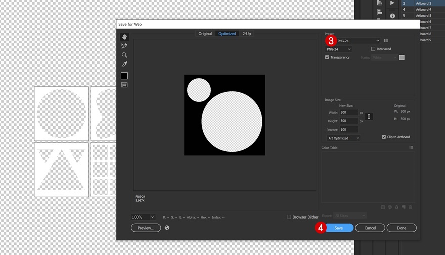 оверлеи фигурных изображений