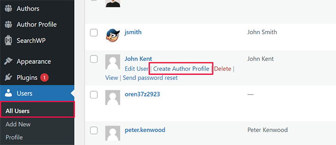 Autorenprofil erstellen Create author profile