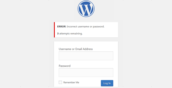 Beschränken Sie Anmeldeversuche Limit login attempts