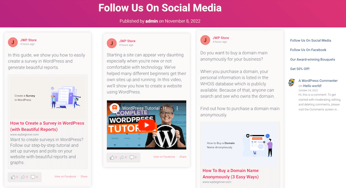 Social-Media-Feed Social media feed