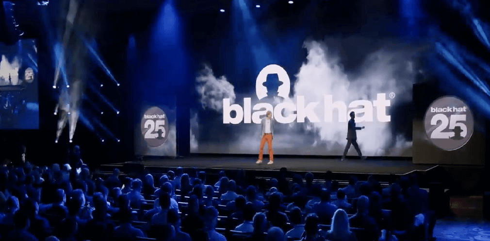 Uma ilustração da Black Hat USA - uma das maiores conferências de tecnologia dos EUA