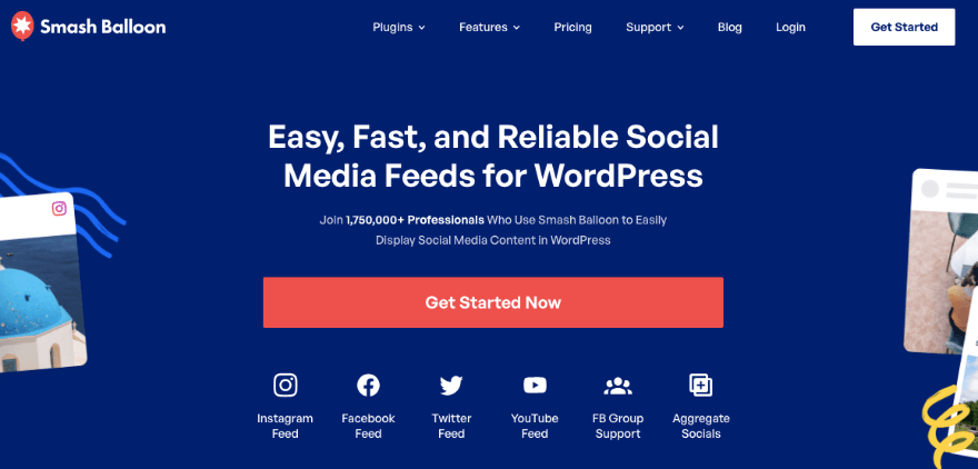 Plug-in per feed di social media Smash Balloon