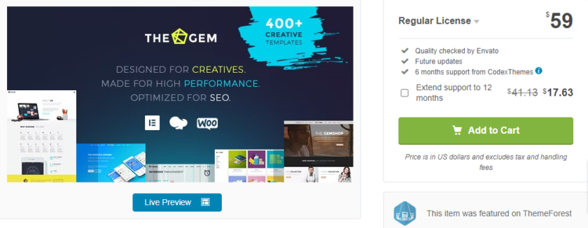 TheGem - موضوعات WordPress لمدونات الموضة