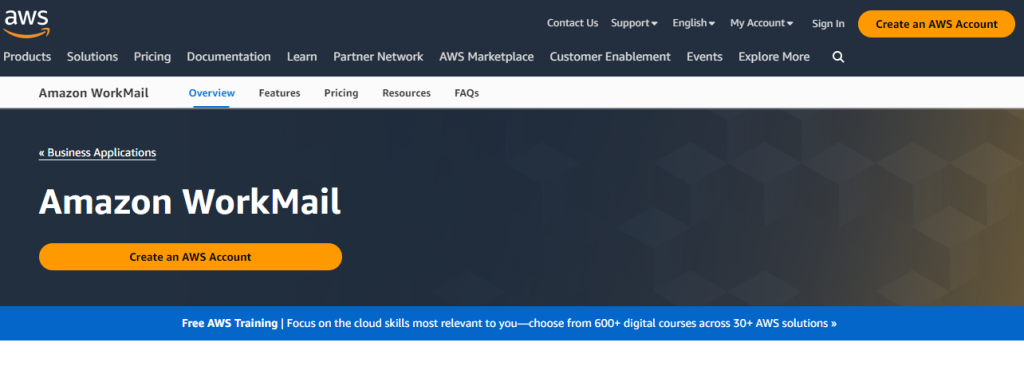 AWS 工作邮件