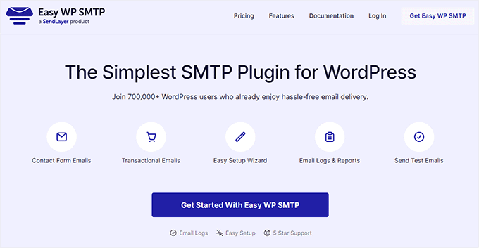 Einfache WP SMTP-Website Easy WP SMTP website