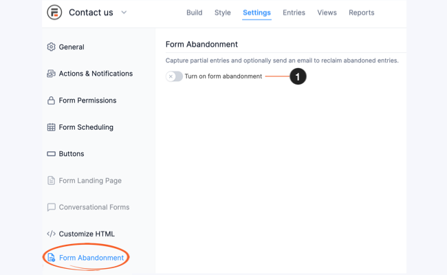 Comment activer le suivi des abandons de formulaire dans WordPress