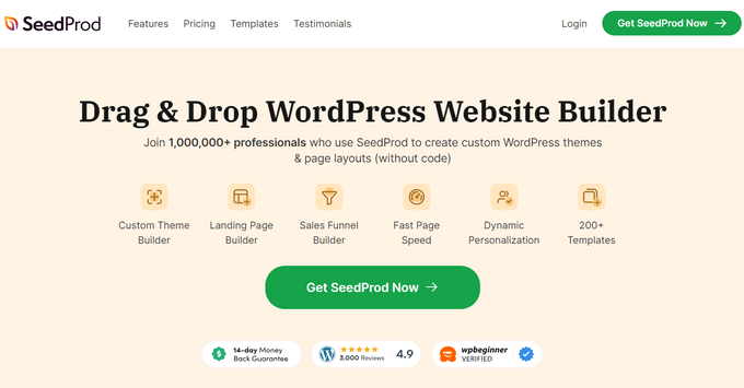 SeedProd WordPress Web Sitesi Oluşturucu SeedProd WordPress Website Builder