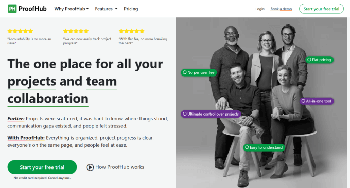 Kanıt merkezi Proofhub
