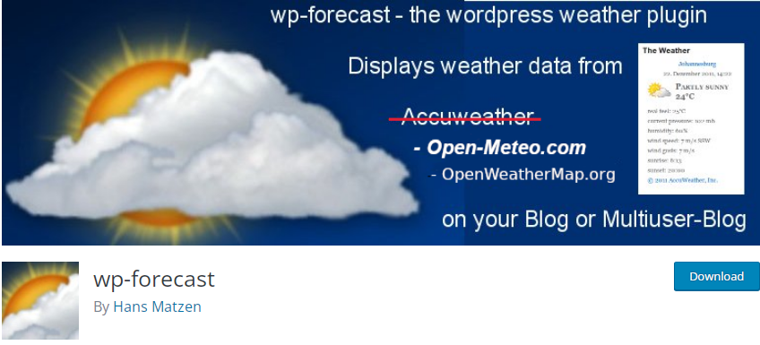 Plug-in WP-Forecast