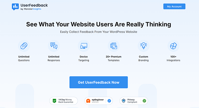 Kullanıcı geribildirimi UserFeedback
