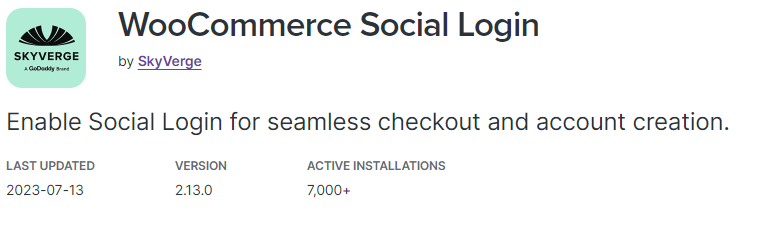 Inicio de sesión social de WooCommerce