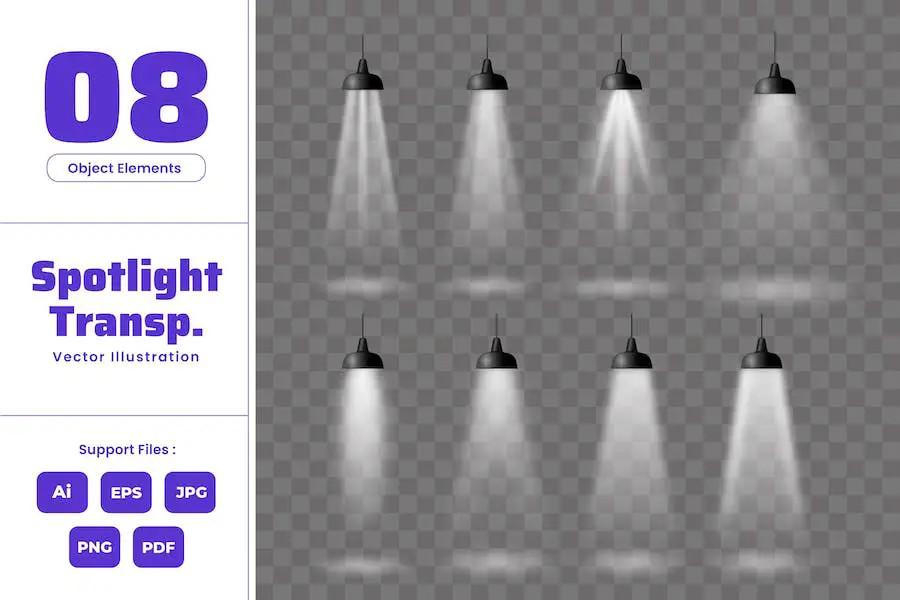 Bühnenblitz- oder Spotlight-Lichteffekt -