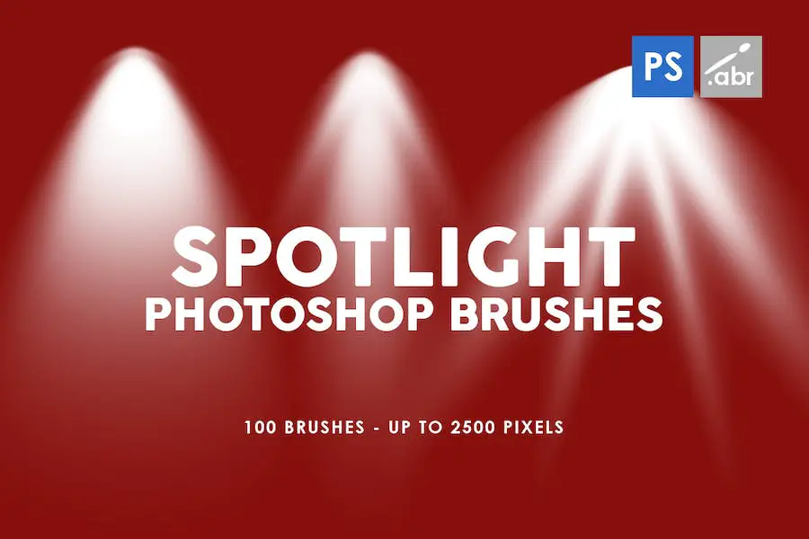 100 Spotlight Photoshop-Pinsel –