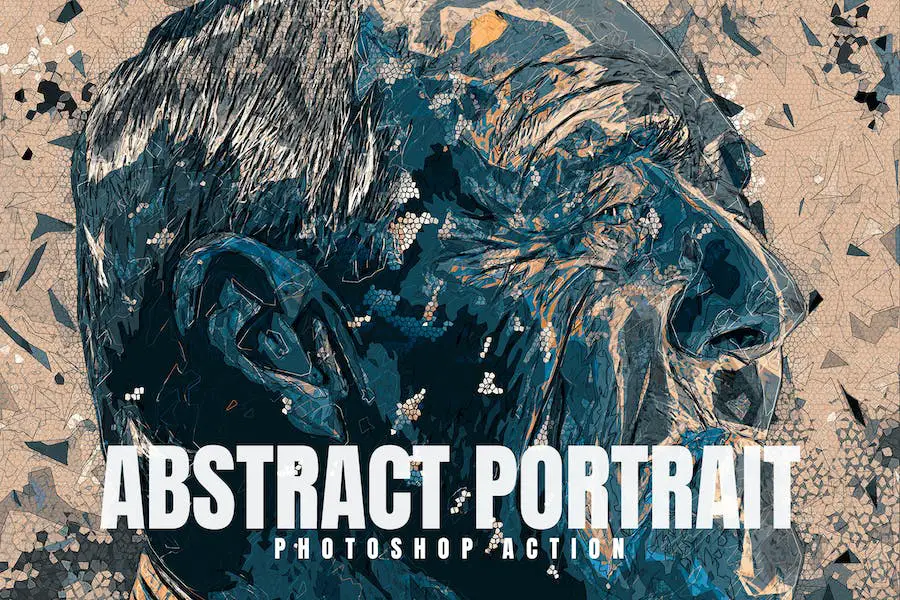 ภาพนามธรรม - การกระทำของ Photoshop -