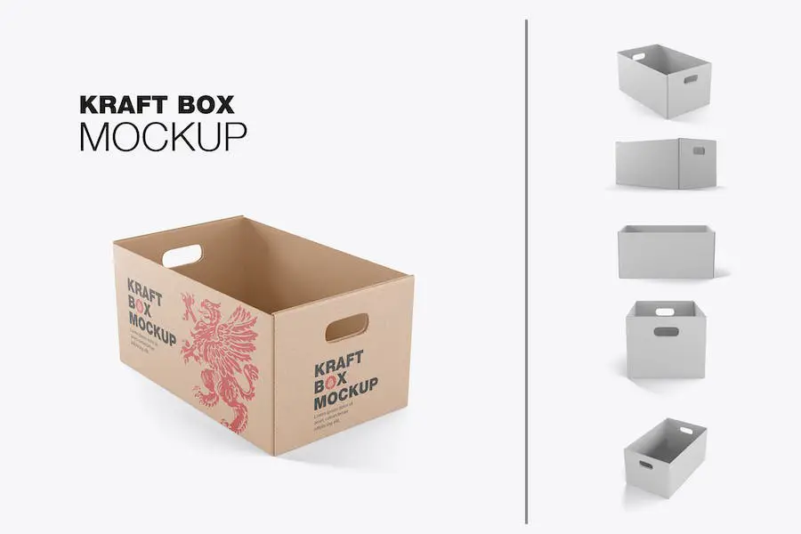 Maket Kotak Karton -