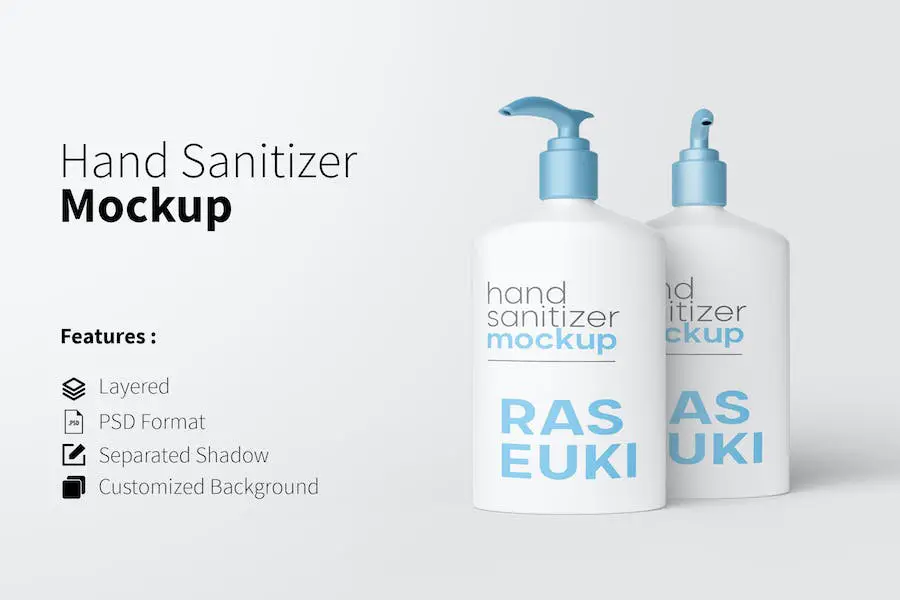 Handdesinfektionsmittel-Modell –