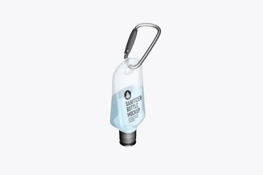 Modell einer Handdesinfektionsflasche -
