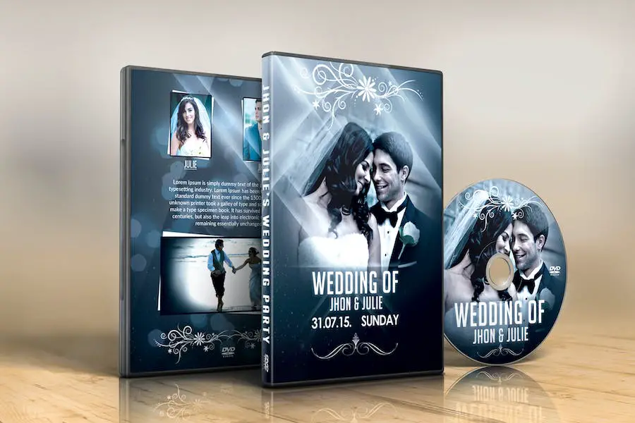 Hochzeits-DVD-Cover -