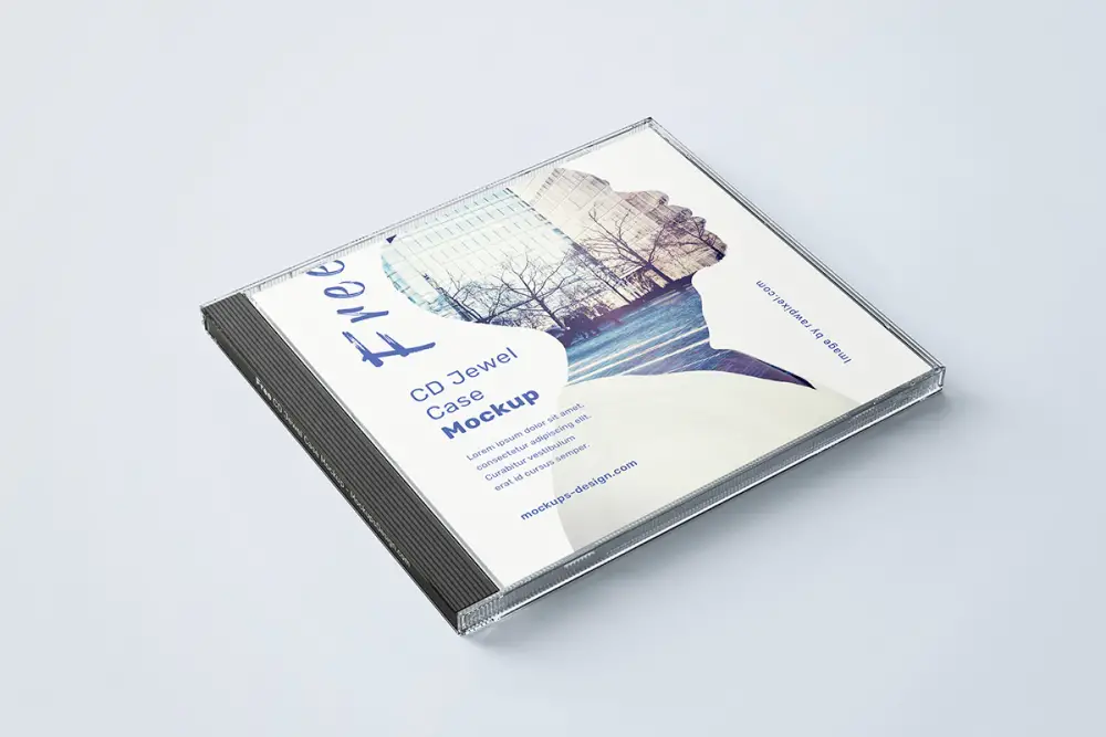 Kostenloses Modell einer CD-Hülle –