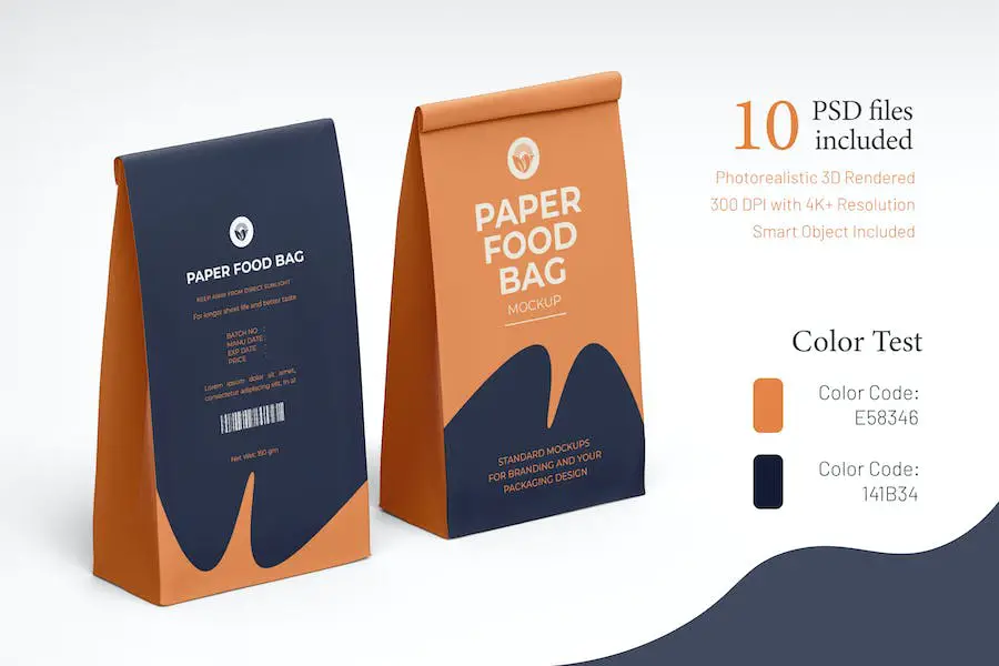 Mockup Kemasan Kantong Kertas -