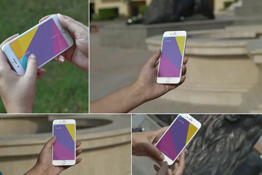 Mockup di iPhone 6s -