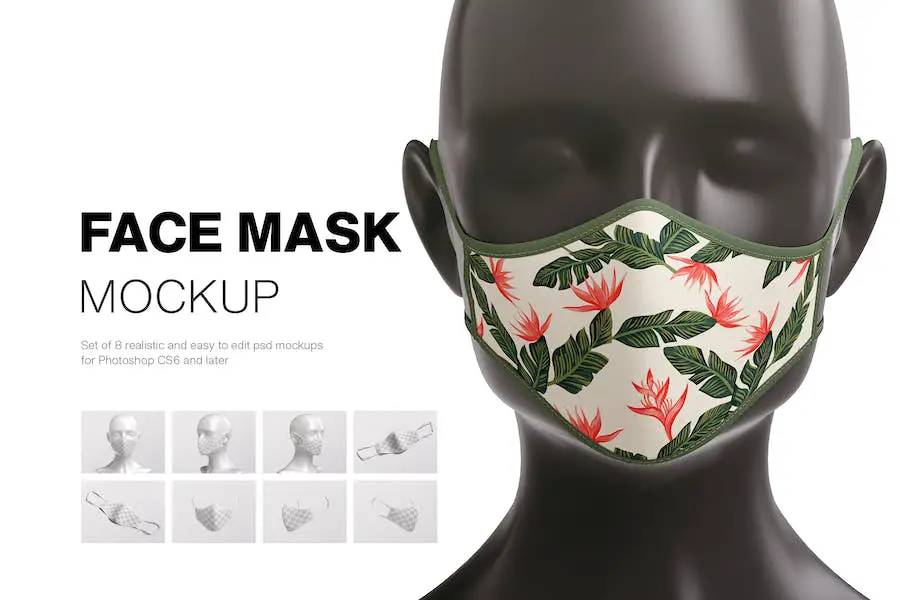Gesichtsmasken-Modell –