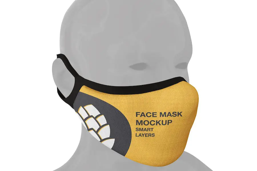 Gesichtsmasken-Modell –