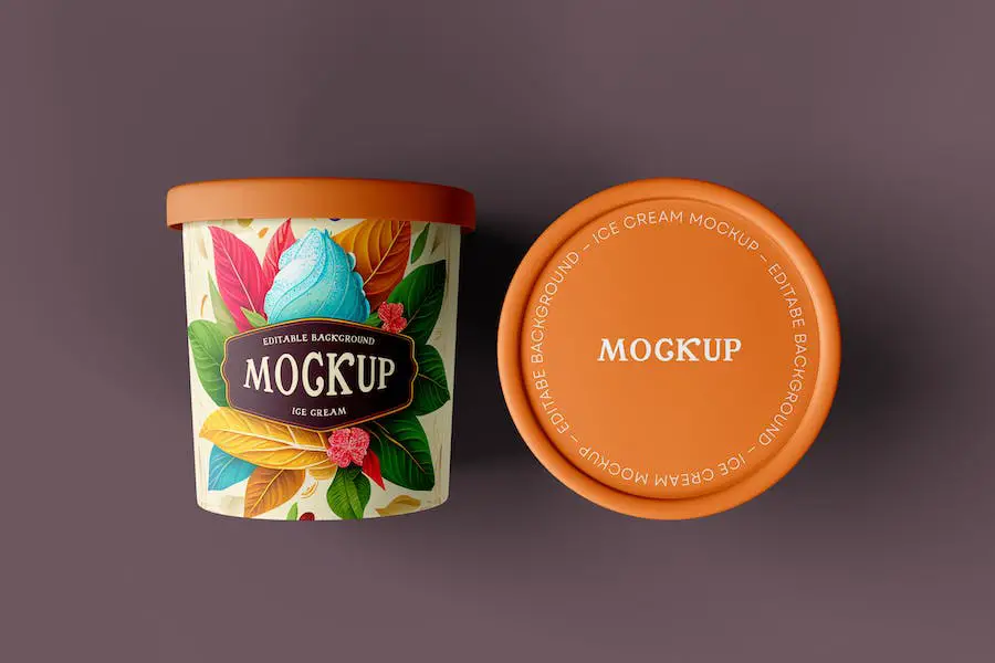 Maket Piala Es Krim | Kotak Es Krim -