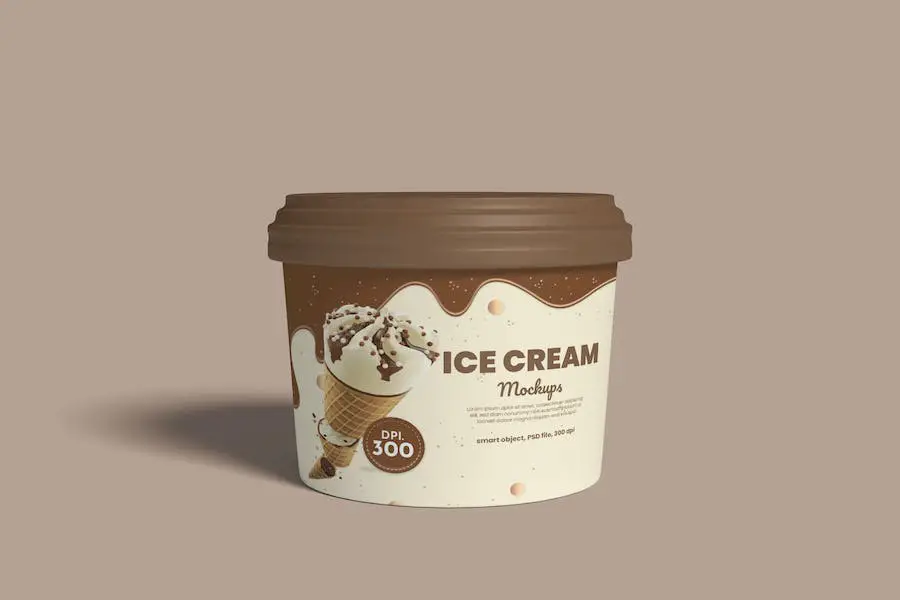 Maket Paket Es Krim -