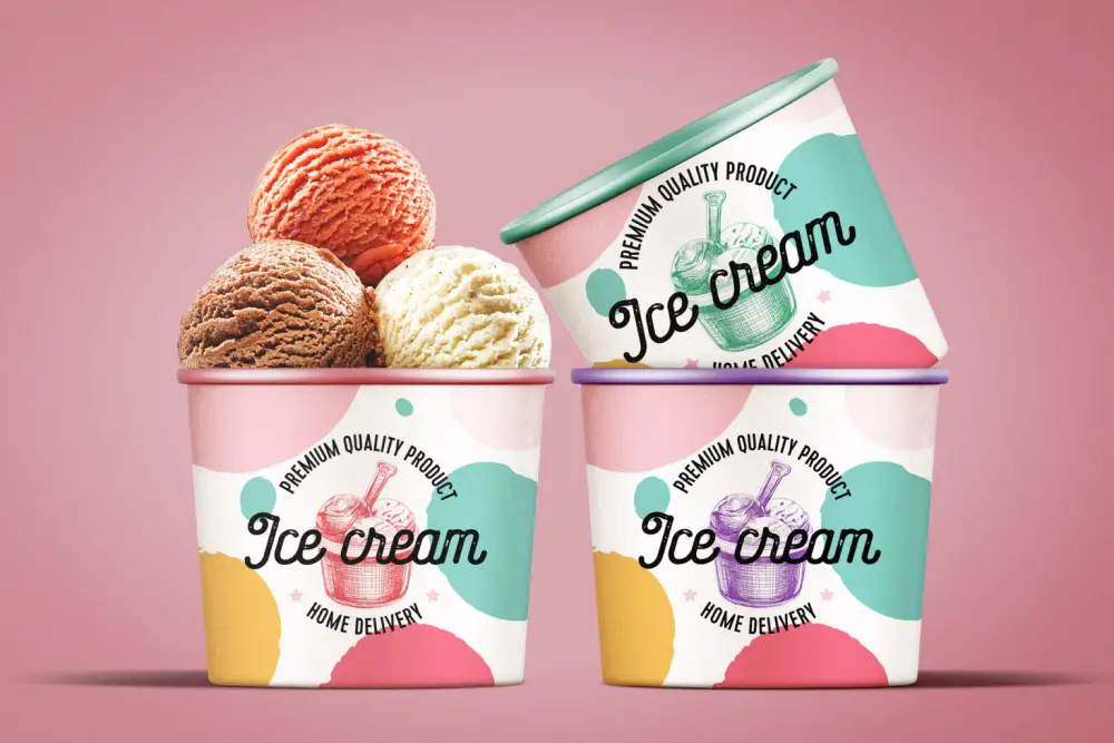 Maket Es Krim Kertas -