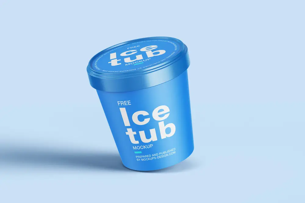 Mockup Bak Es Krim Gratis -