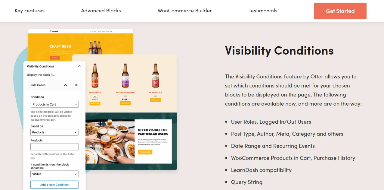 Contoh struktur situs web linier.