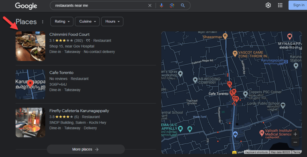 google-my-business-seo-ร้านอาหาร