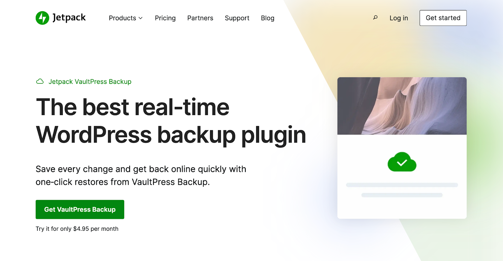 Si vous préférez un processus de sauvegarde automatisé ou si vous souhaitez des sauvegardes en temps réel, la meilleure option serait d'utiliser un plugin WordPress comme VaultPress Backup.