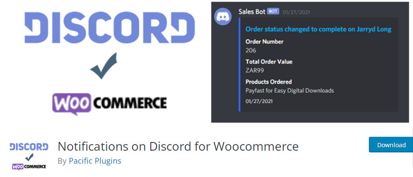 woocommerce için-discord-ile ilgili bildirimler