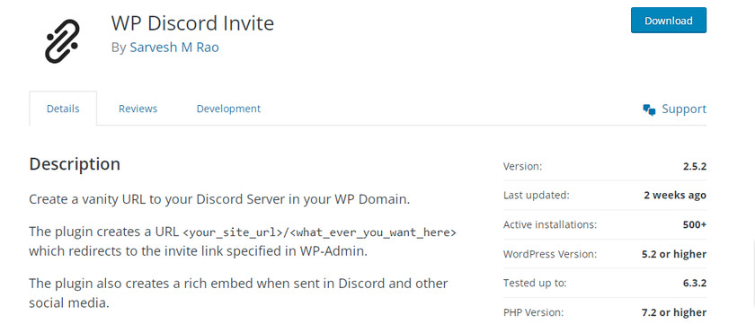 wp-discord-invitación-wordpress-discord-plugins