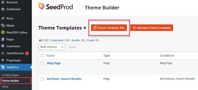 SeedProd 主题生成器 SeedProd theme builder