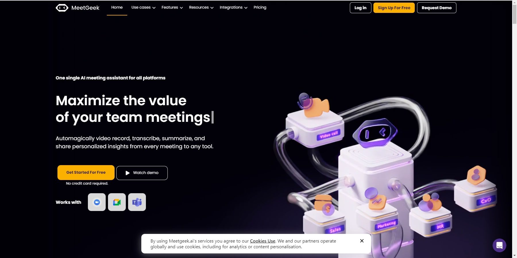 strumenti di trascrizione meetgeek ai