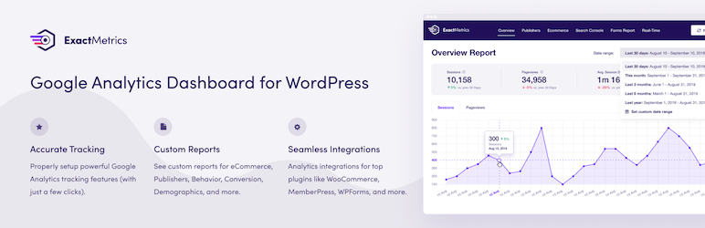 ExactMetrics – 适用于 WordPress 的 Google Analytics 仪表板(网站统计插件)