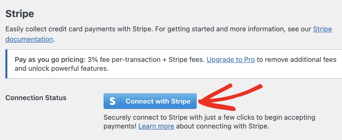 Connect with Stripe