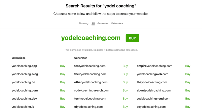免費的 WPBeginner 公司名稱產生工具 The Free WPBeginner Business Name Generator Tool
