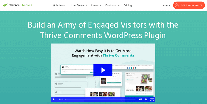 Thrive Comments WordPress 插件 The Thrive Comments WordPress plugin