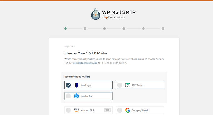 Integracja SendLayer z WP Mail SMTP SendLayer integration in WP Mail SMTP
