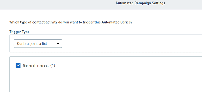 Wyzwalacz kampanii Campaign trigger