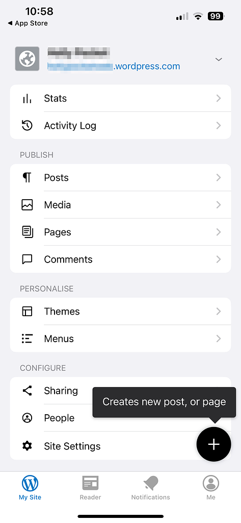 如何使用 WordPress 行動應用程式建立貼文。